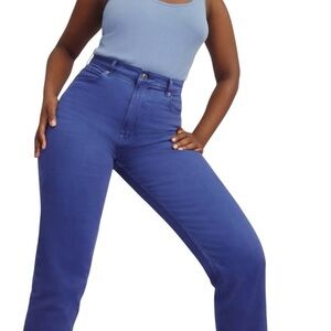 Everlane Women's the way-High Rise Jeans in Blue